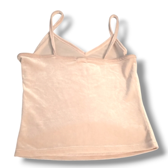Velvet Garage Crop Top Light Pink Small - Picture 2 of 3